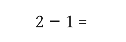 1-Digit Subtraction equations
