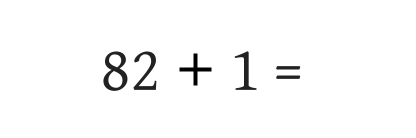 1-Digit and 2-Digit Addition equations