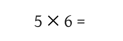 Basic Multiplication equations
