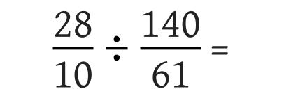 Improper Fraction Division II equations