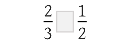 Comparing Fractions equations