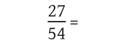 Fraction Reduction II equations