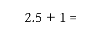 Fractions & Decimal Addition equations