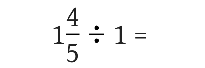 Dividing Fractions & Decimals equations
