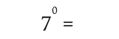 Negative and Zero Exponent Rule equations