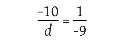 Ratios equations