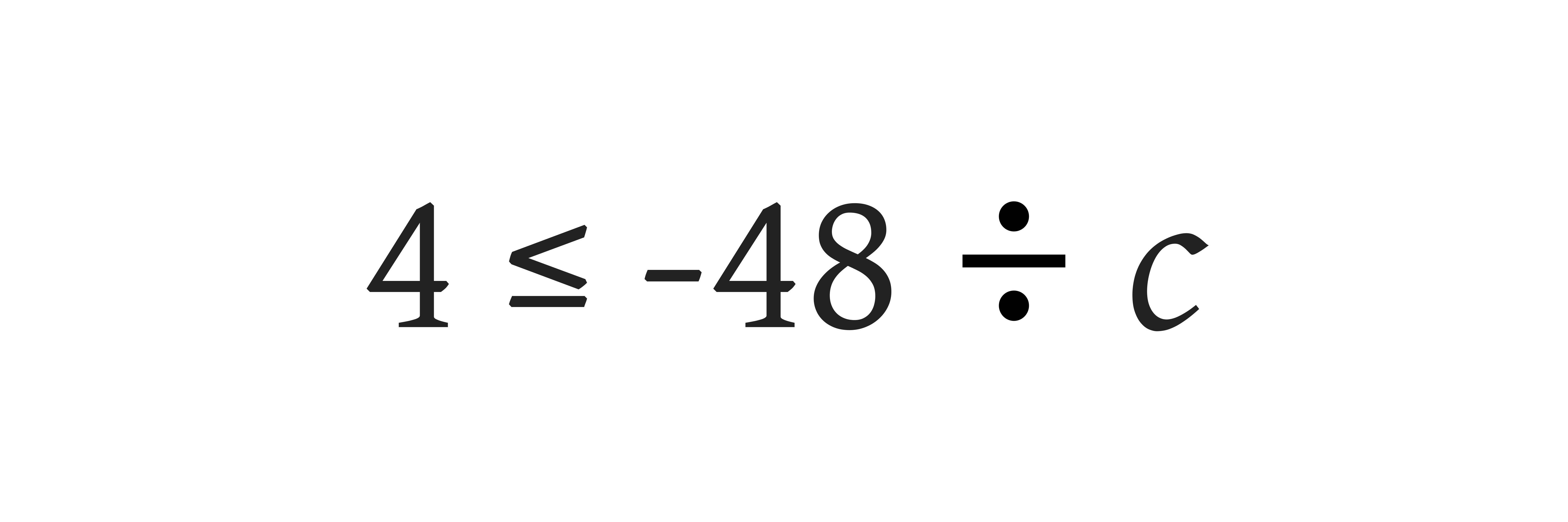 Simple Inequalities with Domain Restrictions equations